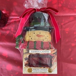 NWT Yankee Candle holder with tea lights